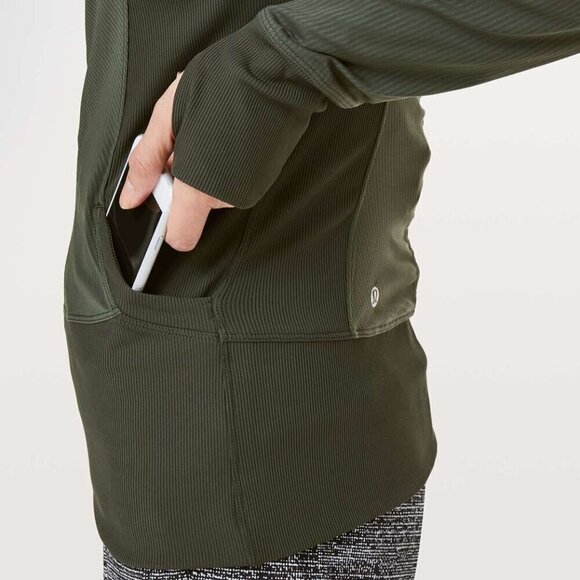 Lululemon In Flux Jacket-Gator Green- Size 4 - Picture 5 of 12